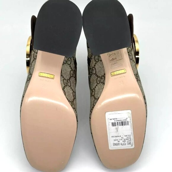 Gucci Blondie Interlocking GG Medallion Logo Ankle Booties Boots Heels - Picture 14 of 16